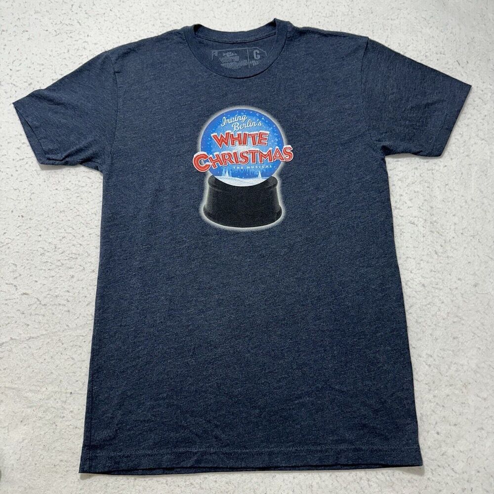 Irwing Berlin's White Christmas Men Small Graphic T Shirt Musical Creative Goods